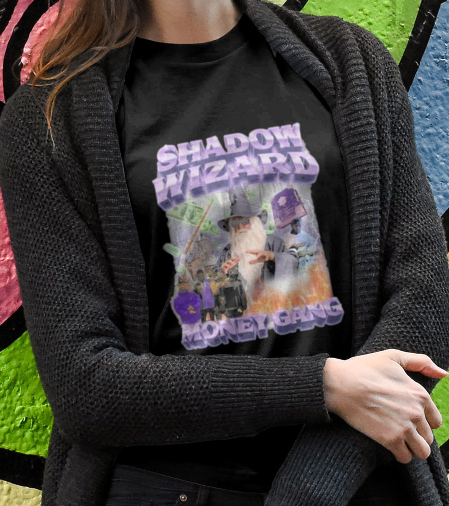 Shadow Wizard Money Gang Swagstimulus Magical Power Dollar Vibes T-Shirt