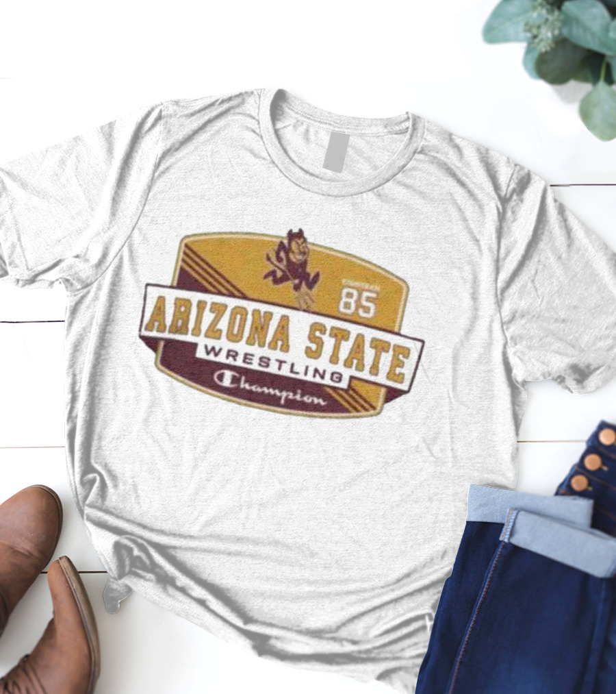 Arizona State Wrestling Established 85 Champion Sun Devils T-Shirt