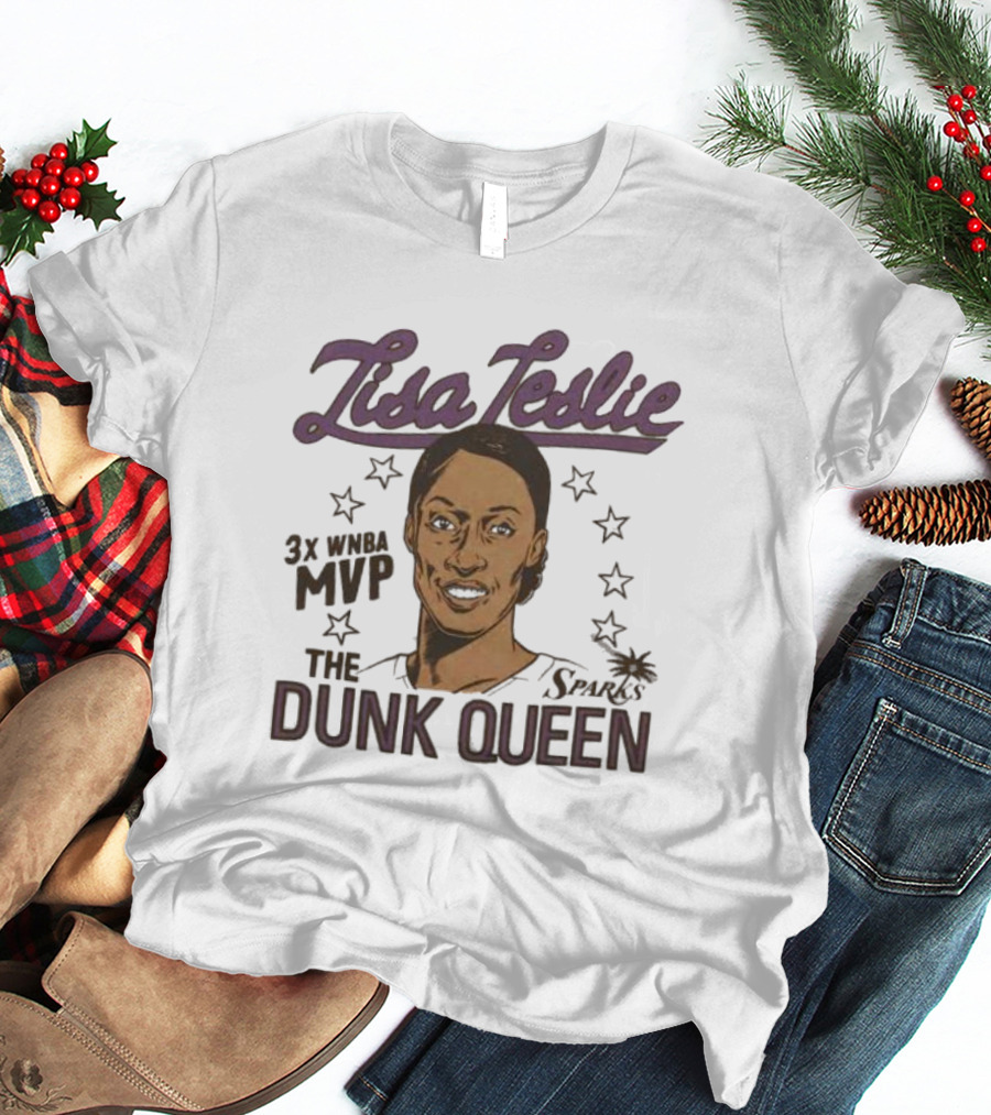 Lisa Leslie 3X WNBA MVP The Dunk Queen Sparks T-Shirt