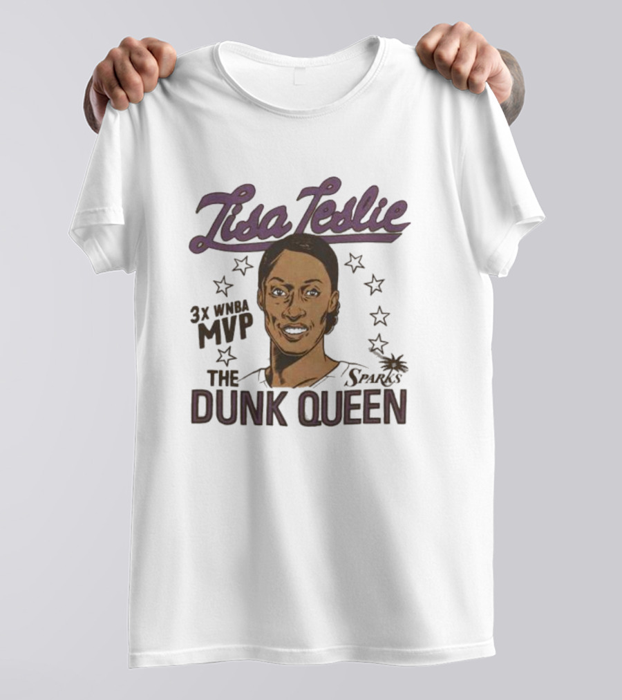 Lisa Leslie 3X WNBA MVP The Dunk Queen Sparks T-Shirt