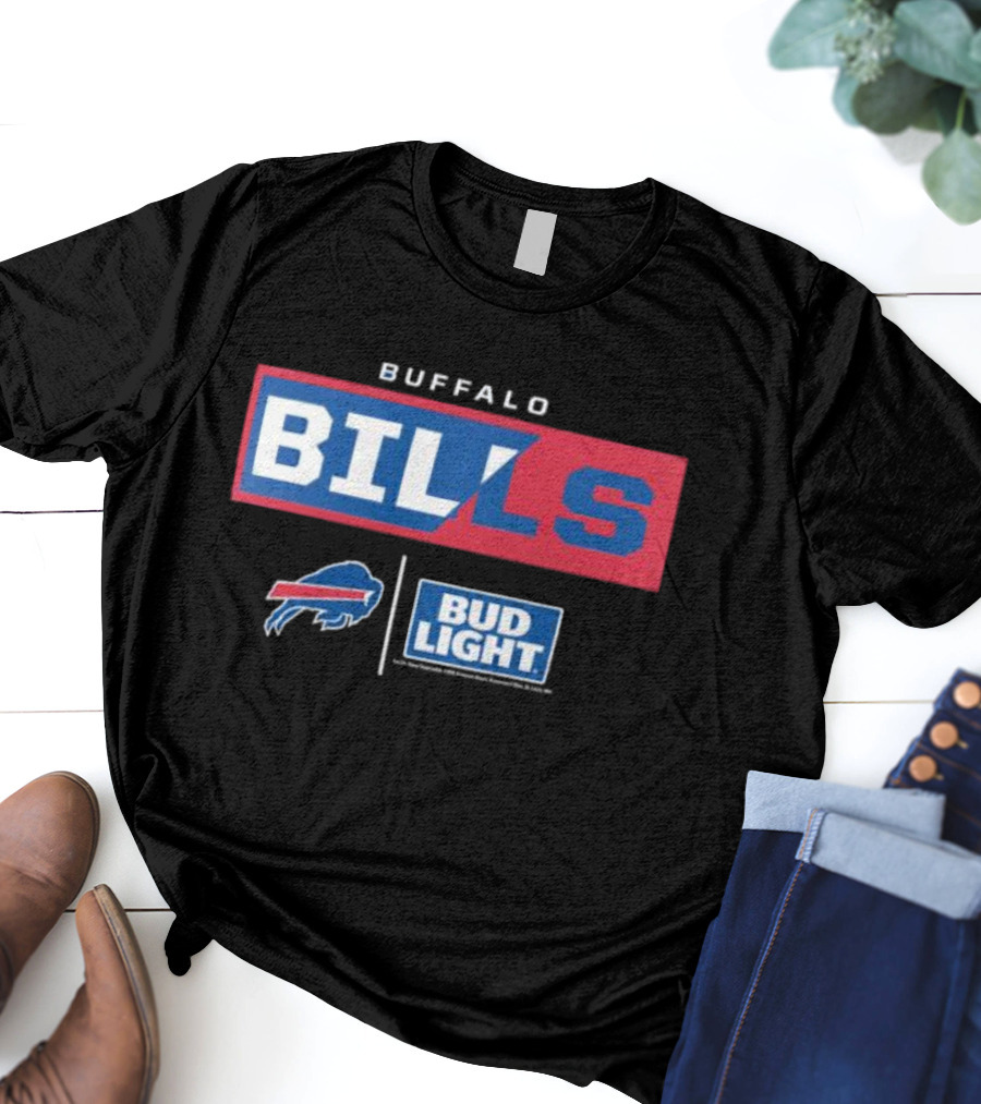 Buffalo Bills Bud Light NFL Collaboration T-Shirt
