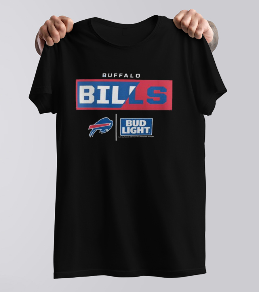 Buffalo Bills Bud Light NFL Collaboration T-Shirt