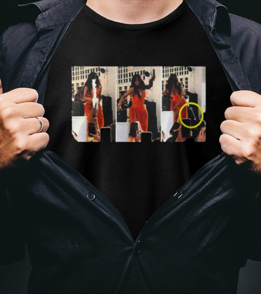 Cardi B Throws Microphone Onstage Performance Sequence T-Shirt