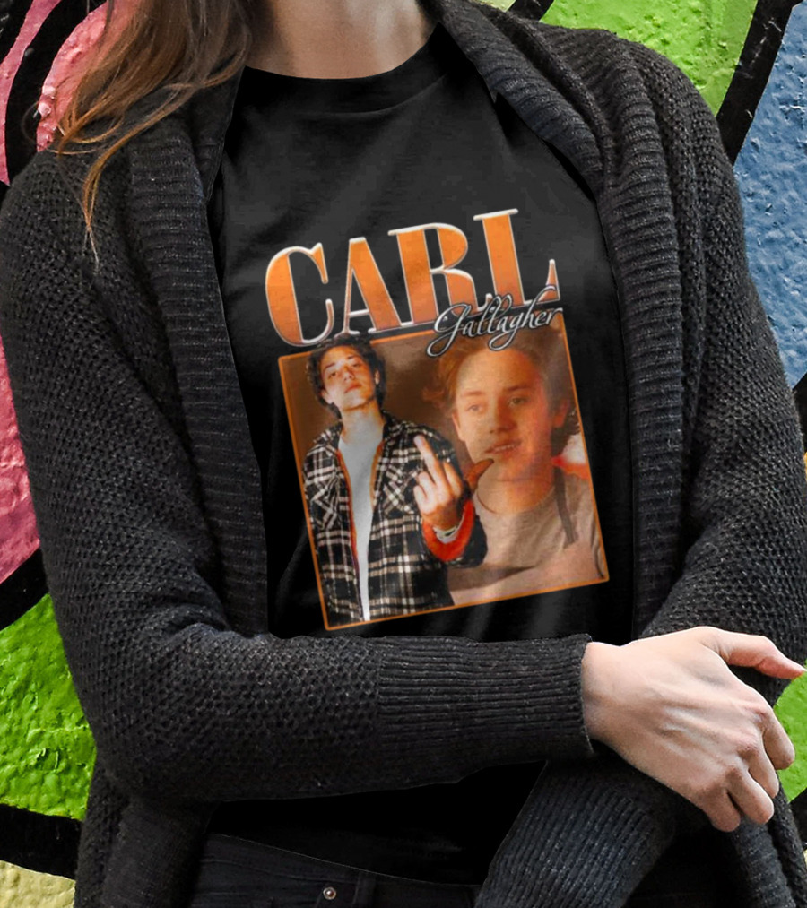 Carl Gallagher Shameless Character Image Collection T-Shirt