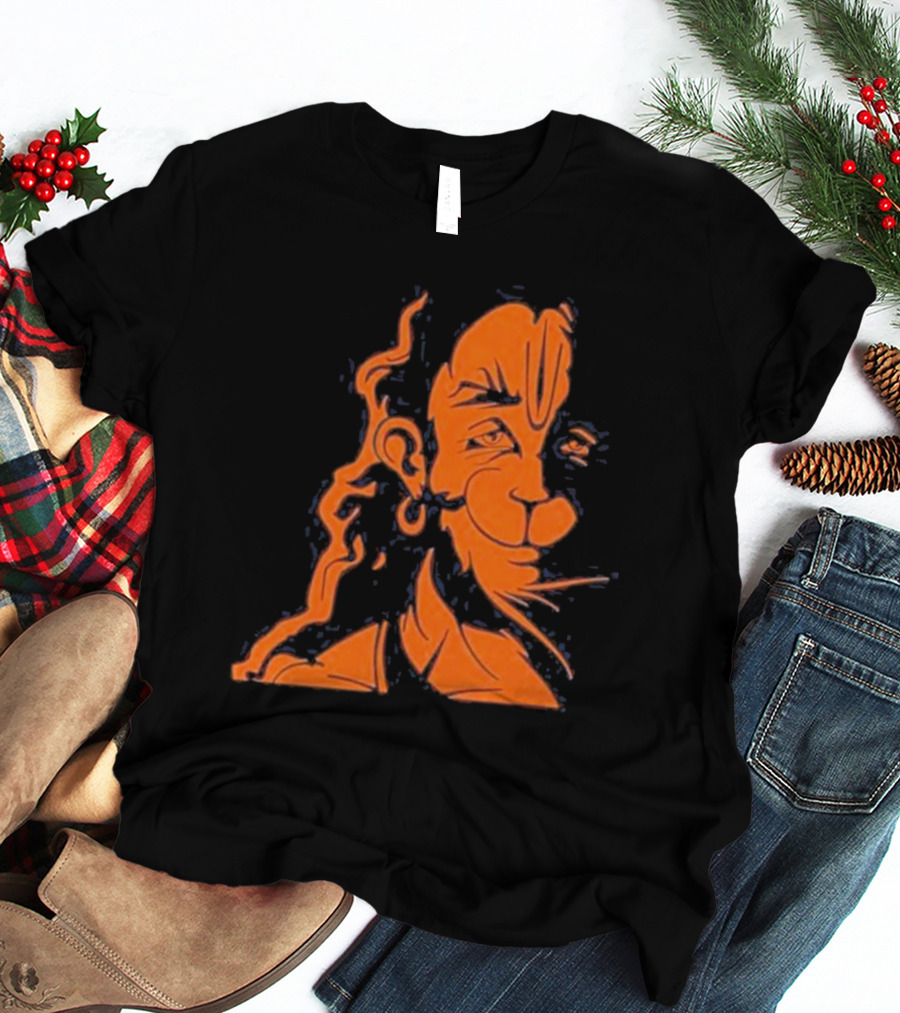 Happy Hanuman Iconic Orange T-Shirt