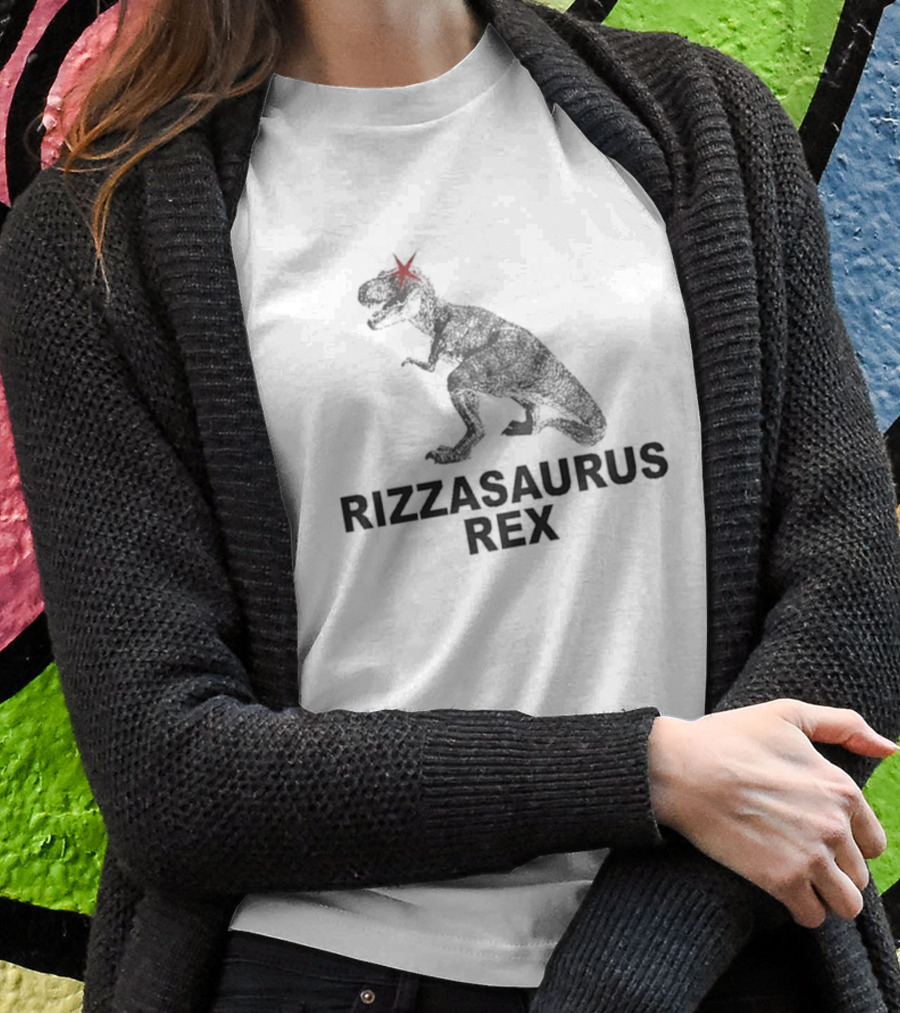 Rizzasaurus Rex Dinosaur With Star Eye T-Shirt
