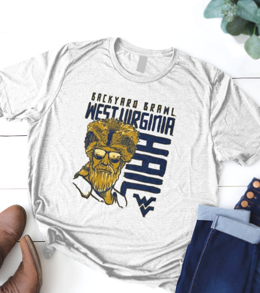 Backyard Brawl West Virginia Hail WVU Mountaineer T-Shirt