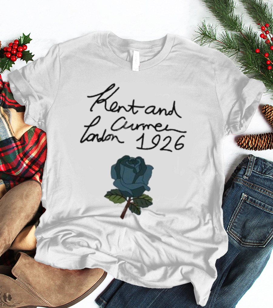 Kent And Curwen London 1926 Blue Rose T-Shirt