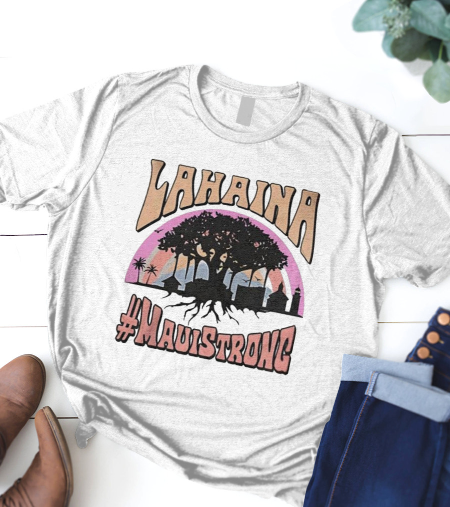 Lahaina Maui Strong Sunset T-Shirt