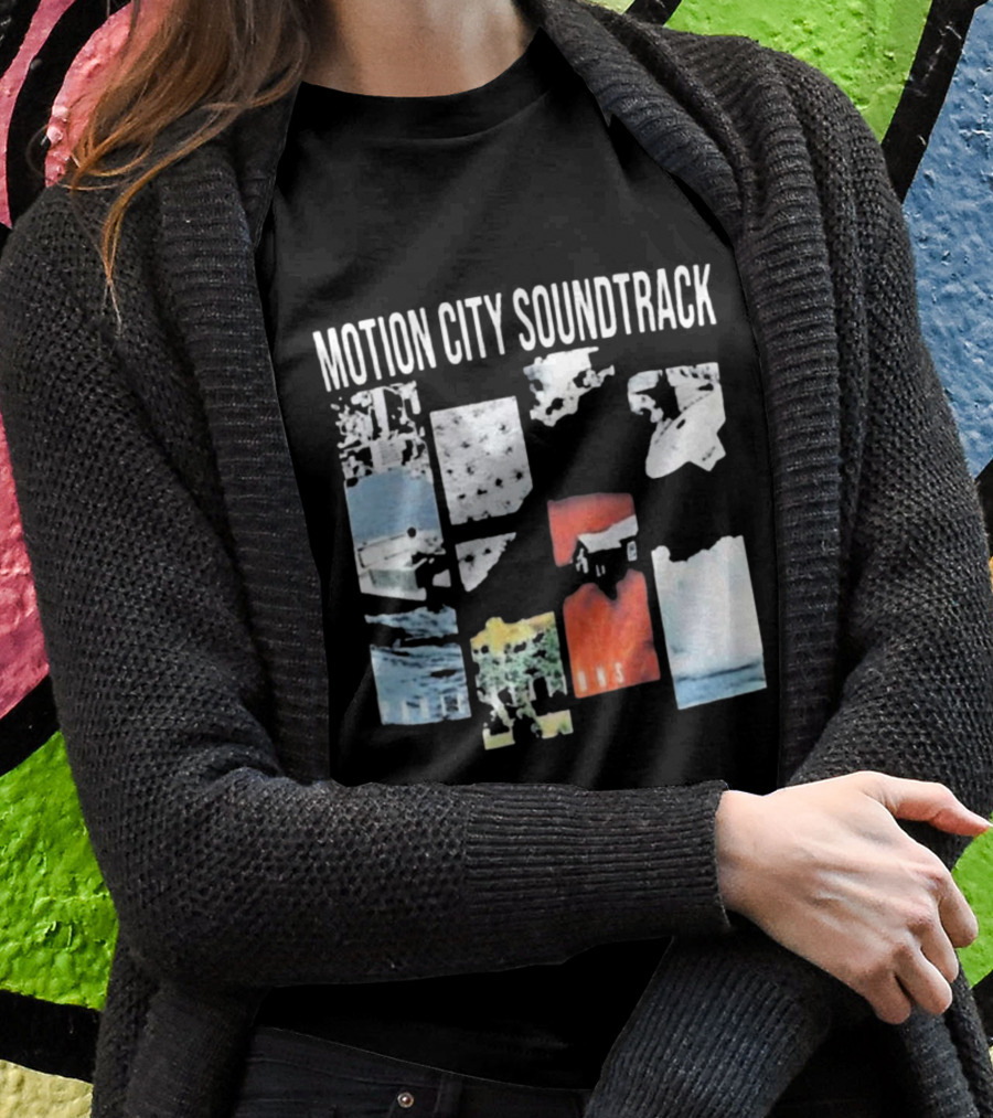 Motion City Soundtrack Panic Stations Album Art Collage T-Shirt