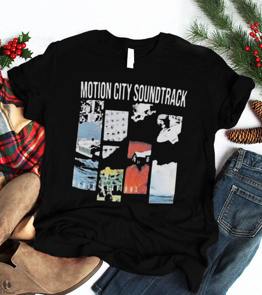 Motion City Soundtrack Panic Stations Album Art Collage T-Shirt