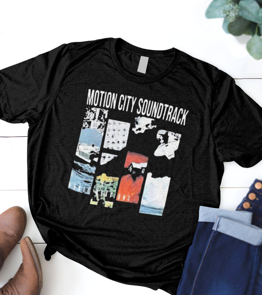 Motion City Soundtrack Panic Stations Album Art Collage T-Shirt