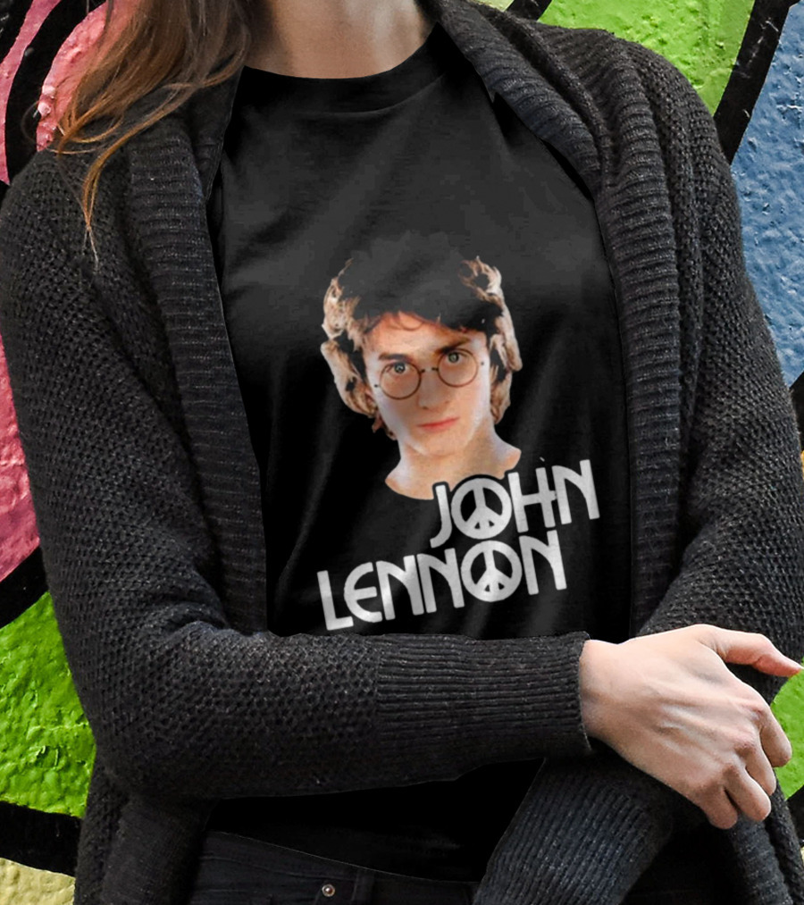 John Lennon Shitheadsteve Peace Symbol Glasses T-Shirt