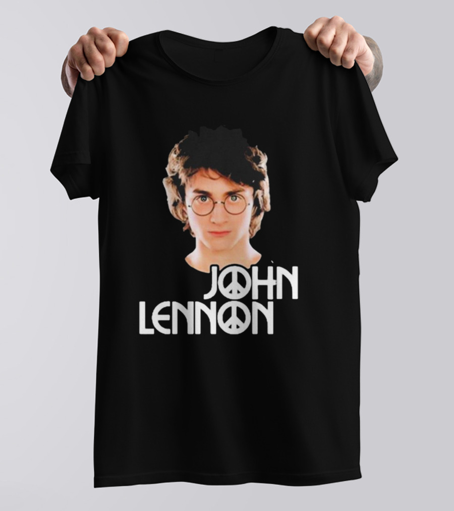John Lennon Shitheadsteve Peace Symbol Glasses T-Shirt