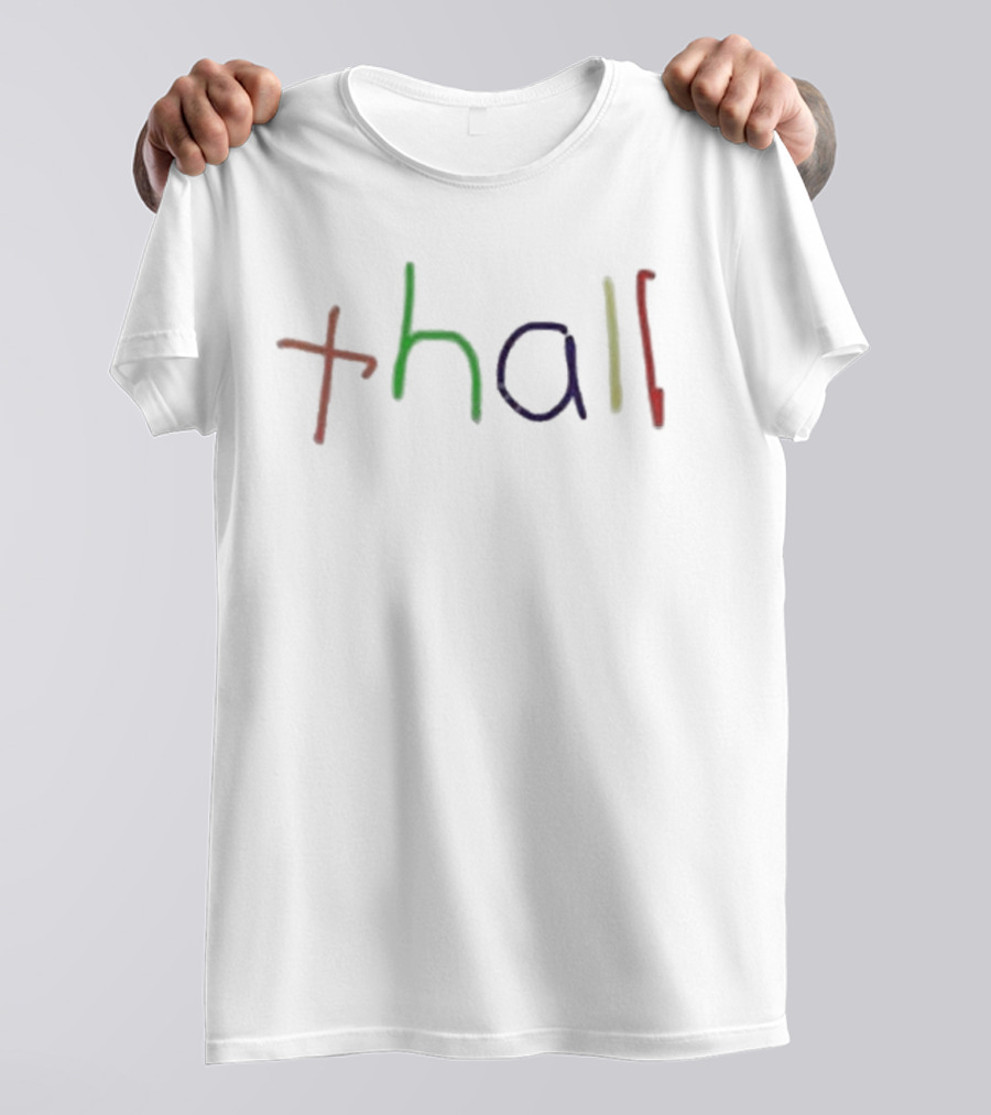 Vildhjarta Thall Dagis Multicolor Text Merch T-Shirt