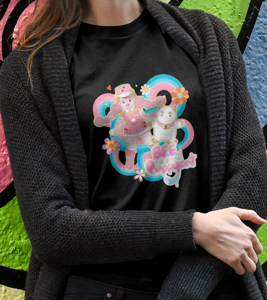 Bee And Puppycat Sunkissed Space Floral Friendship Adventure T-Shirt