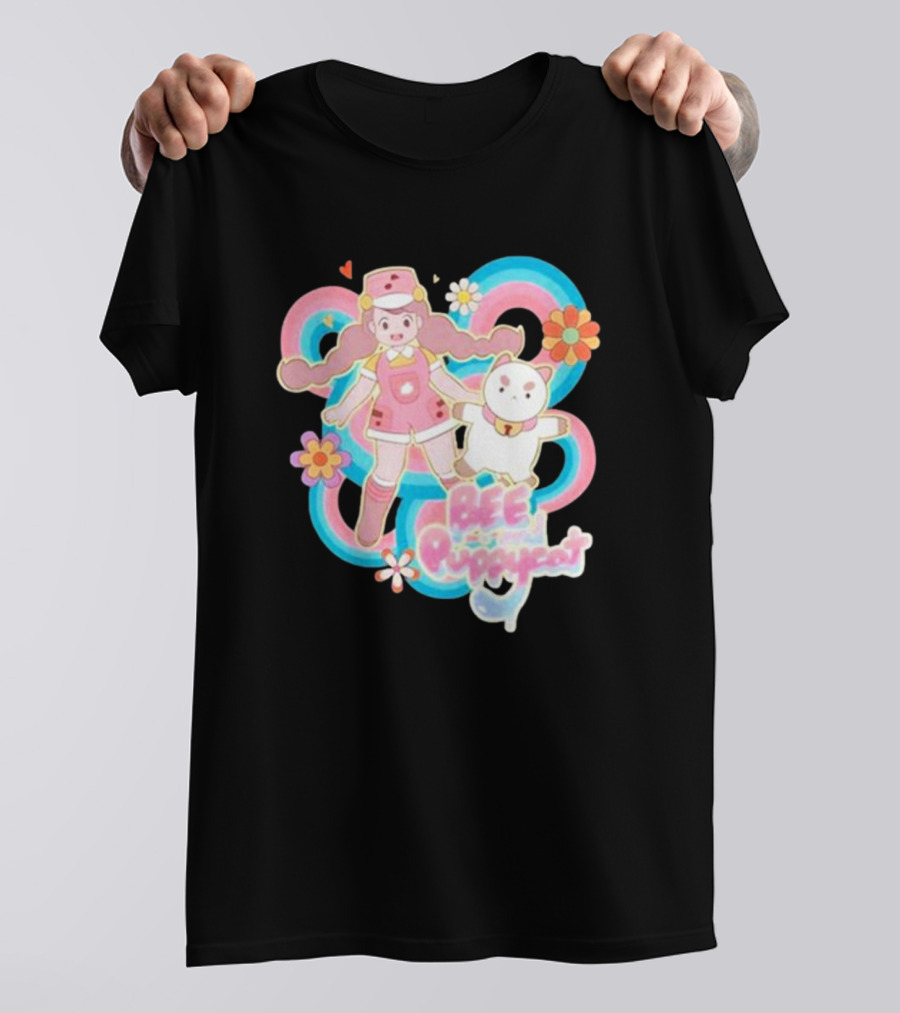 Bee And Puppycat Sunkissed Space Floral Friendship Adventure T-Shirt