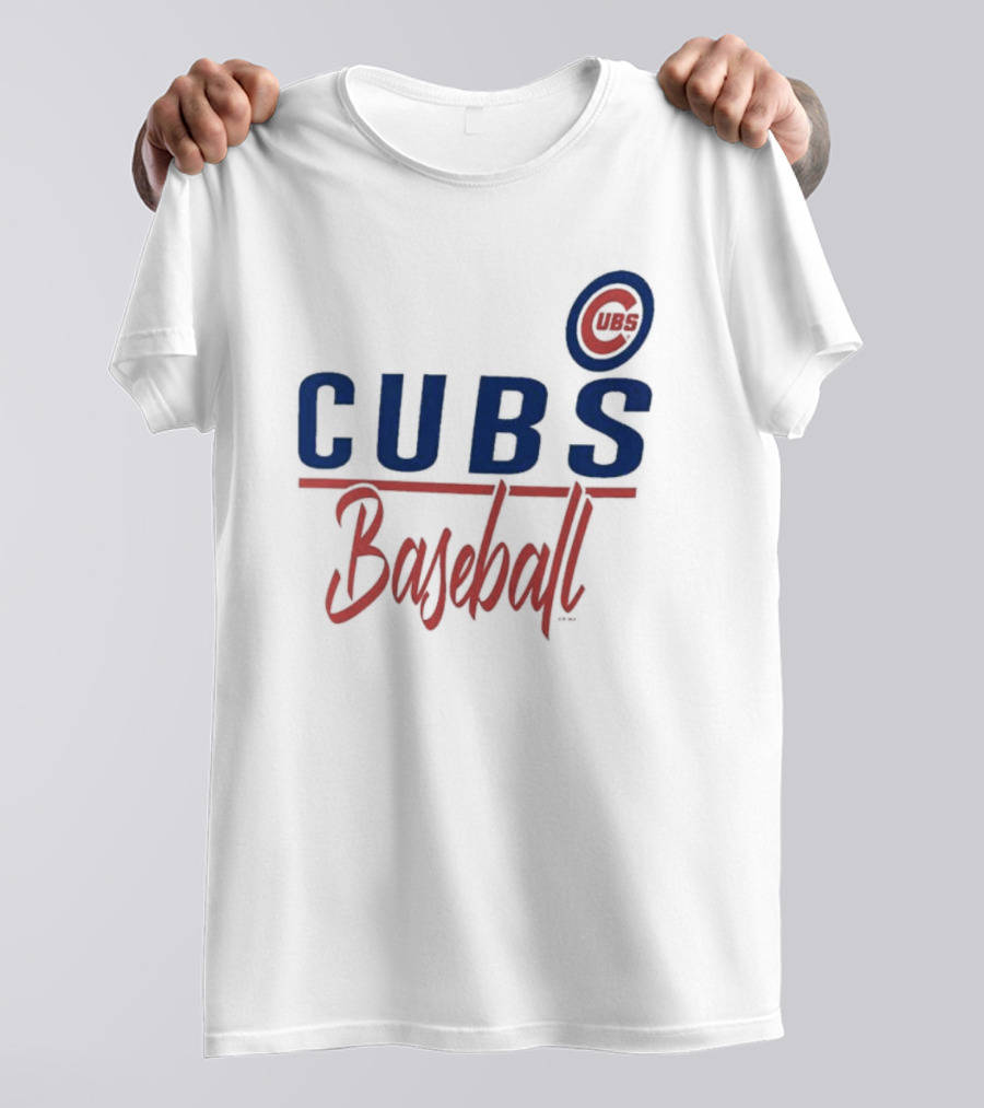 Chicago Cubs Baseball CUBS Logo G-III 4Her By Carl Banks Team T-Shirt