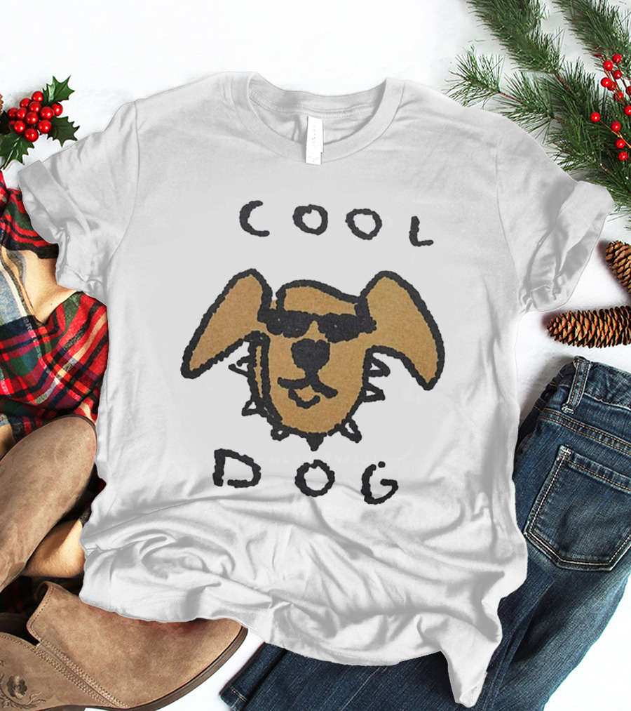 COOL DOG Sunglasses Head T-Shirt