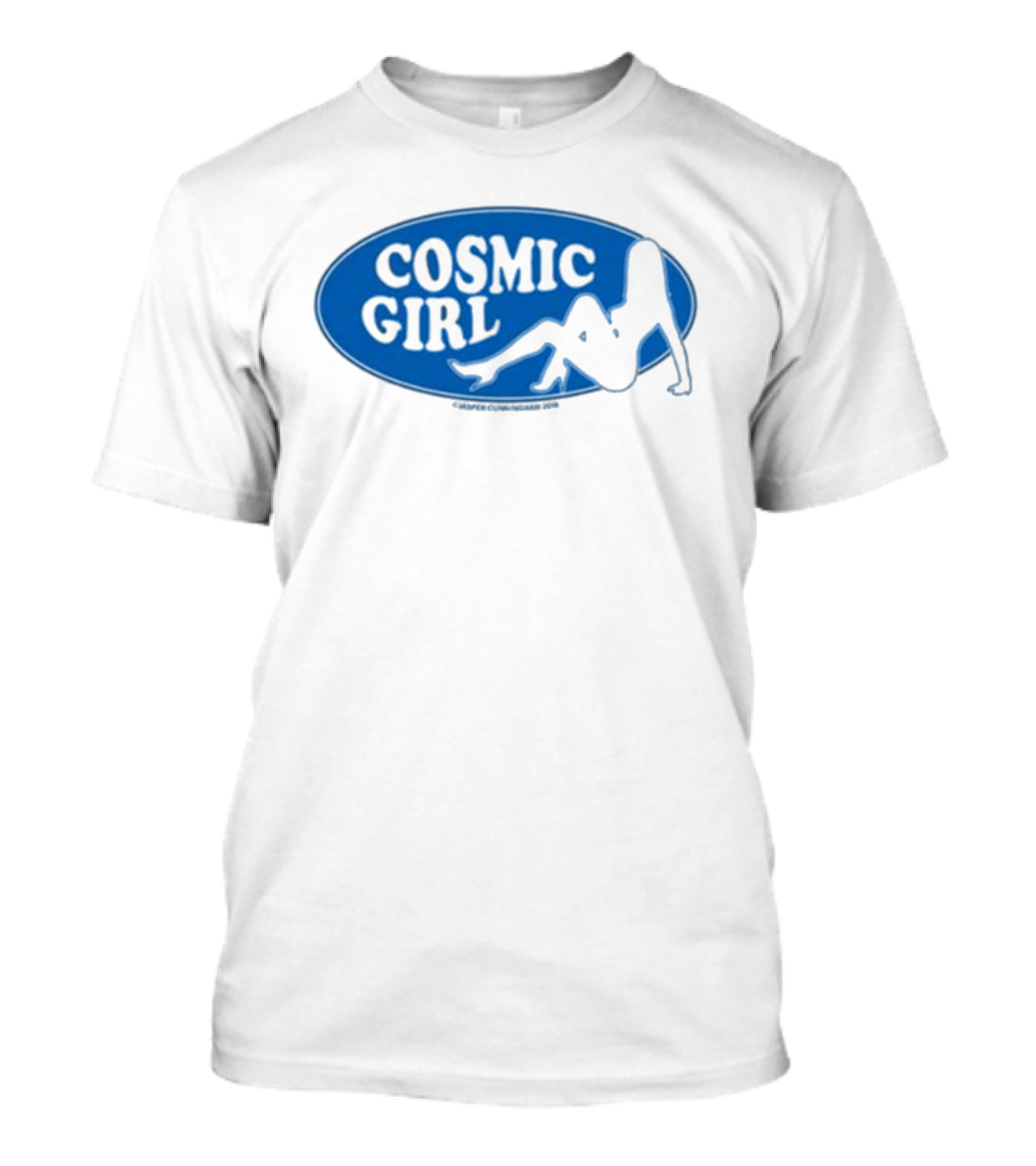 Danahleya Wearing Jasper Cunningham Cosmic Girl T-Shirt