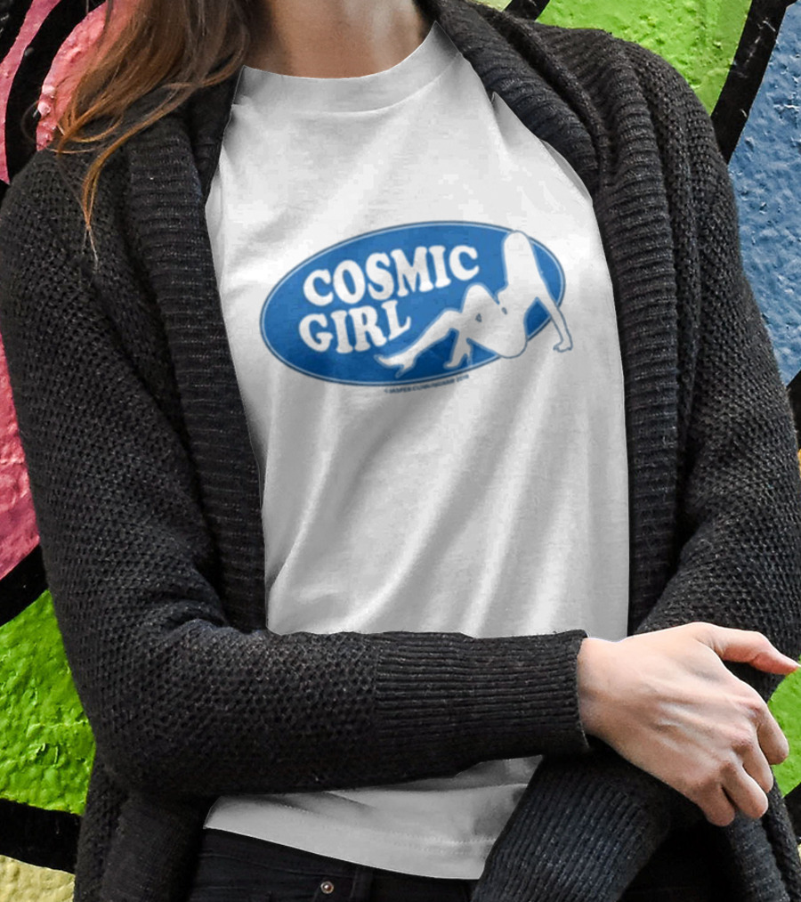 Danahleya Wearing Jasper Cunningham Cosmic Girl T-Shirt