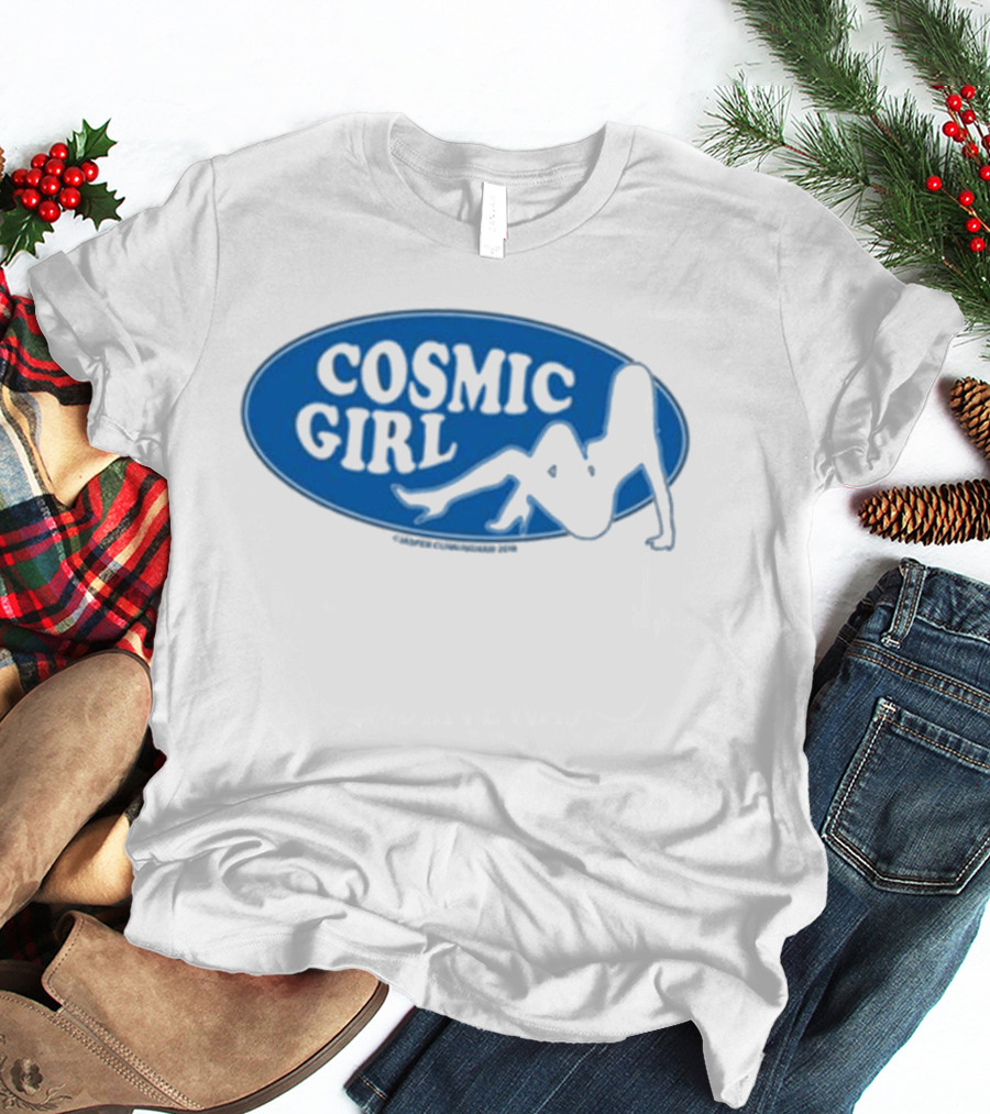 Danahleya Wearing Jasper Cunningham Cosmic Girl T-Shirt