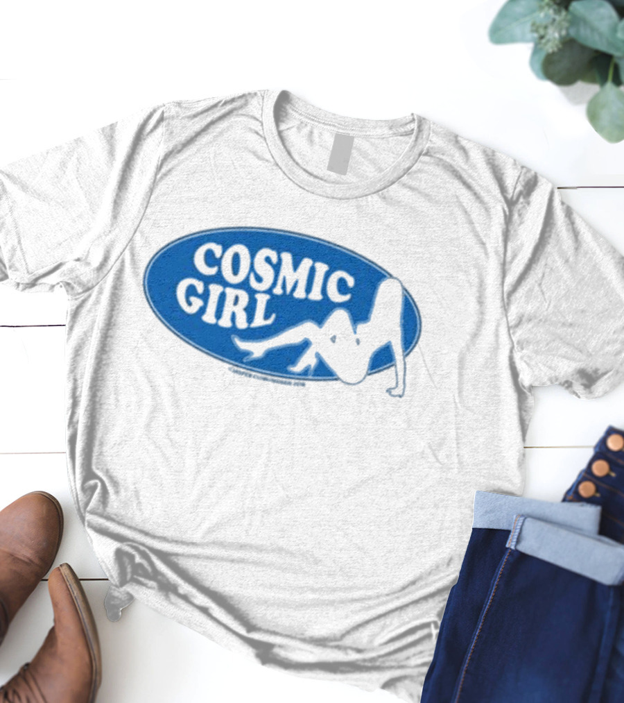 Danahleya Wearing Jasper Cunningham Cosmic Girl T-Shirt