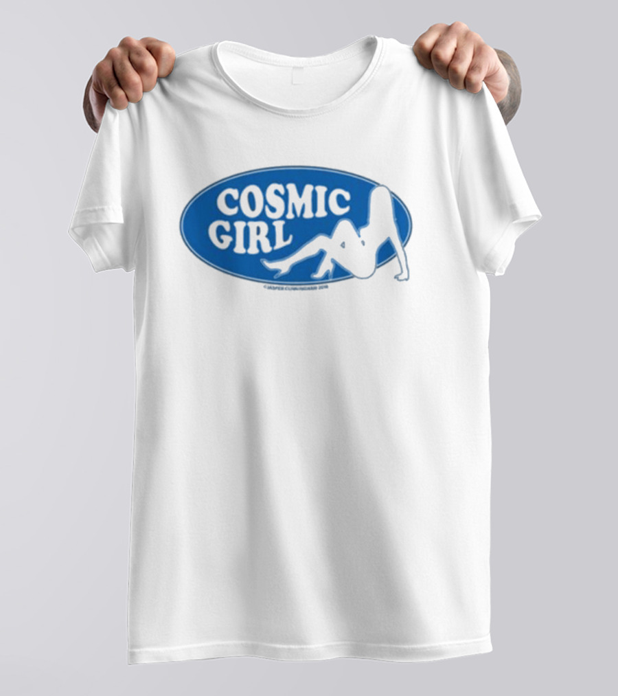 Danahleya Wearing Jasper Cunningham Cosmic Girl T-Shirt