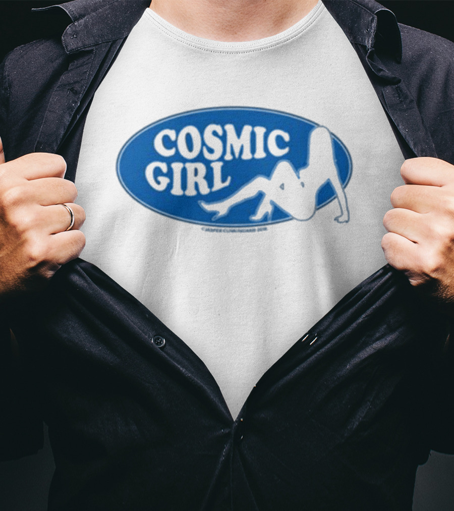 Danahleya Wearing Jasper Cunningham Cosmic Girl T-Shirt