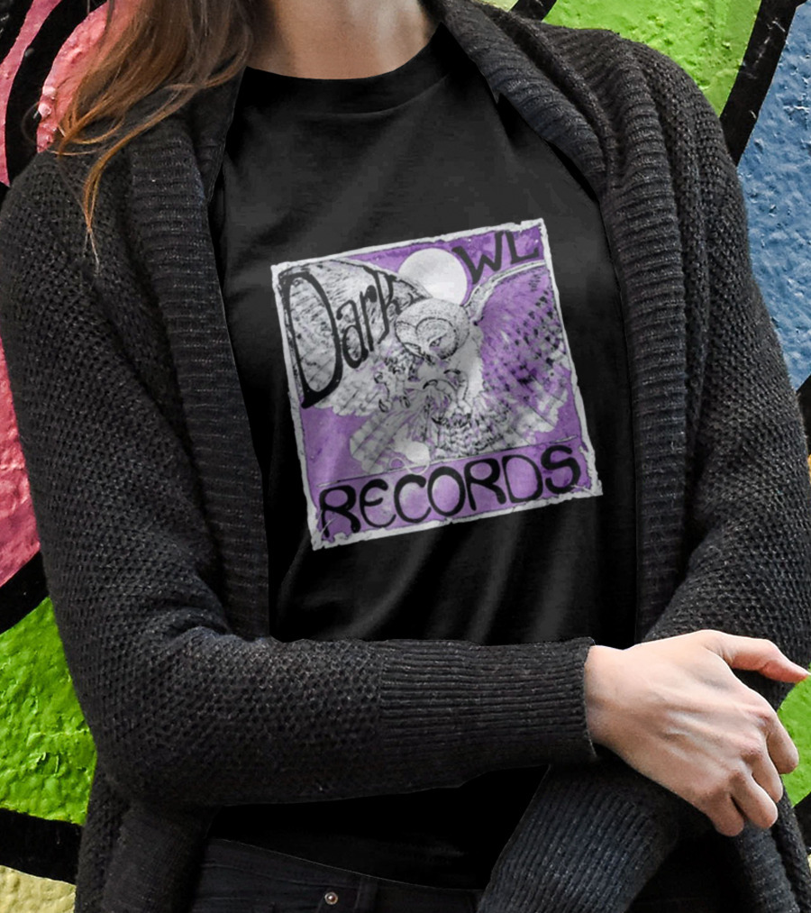 Dark Owl Records Purple Winged Owl T-Shirt