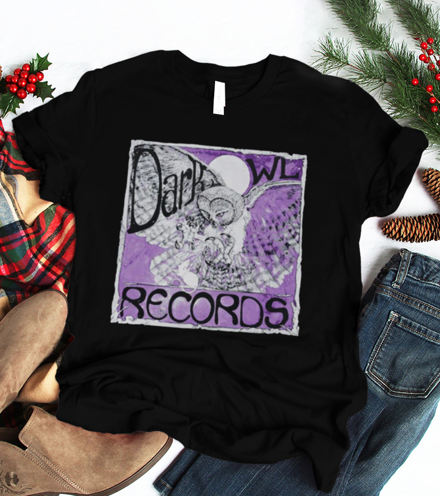Dark Owl Records Purple Winged Owl T-Shirt
