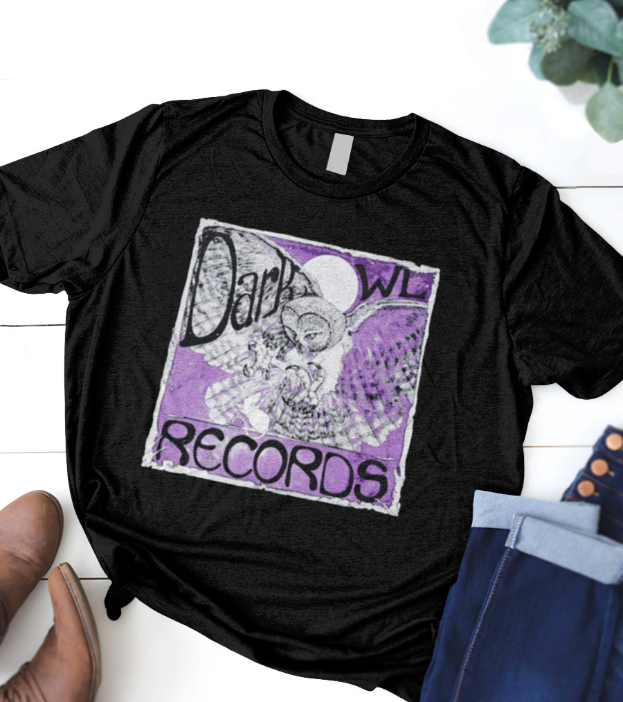 Dark Owl Records Purple Winged Owl T-Shirt