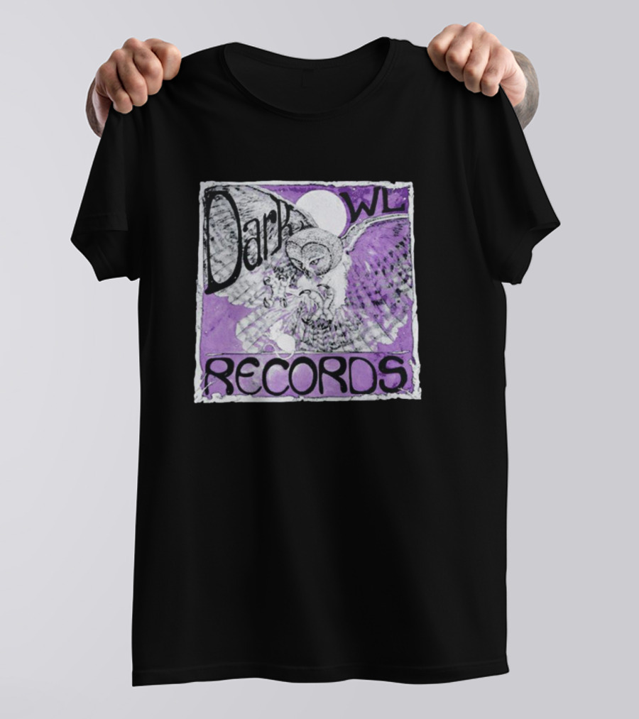 Dark Owl Records Purple Winged Owl T-Shirt