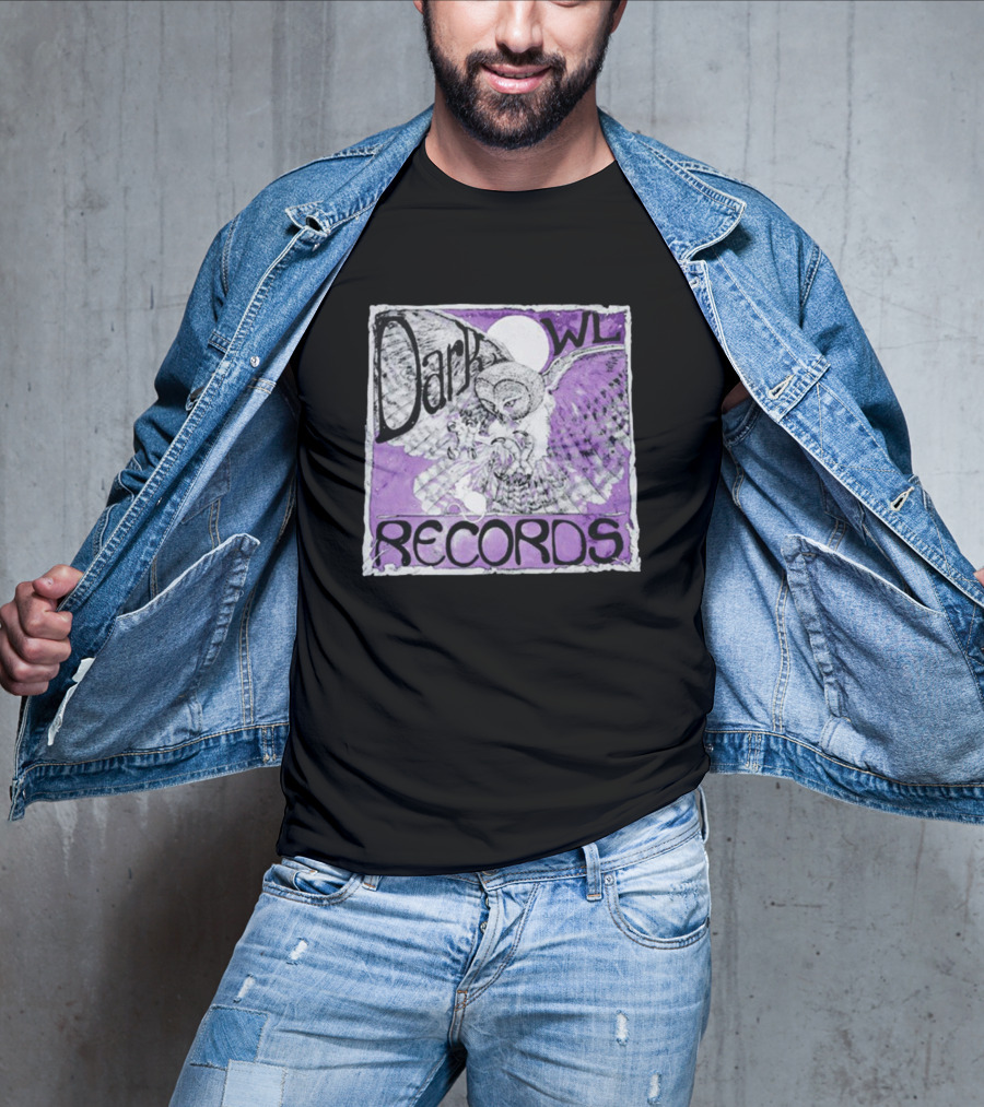 Dark Owl Records Purple Winged Owl T-Shirt
