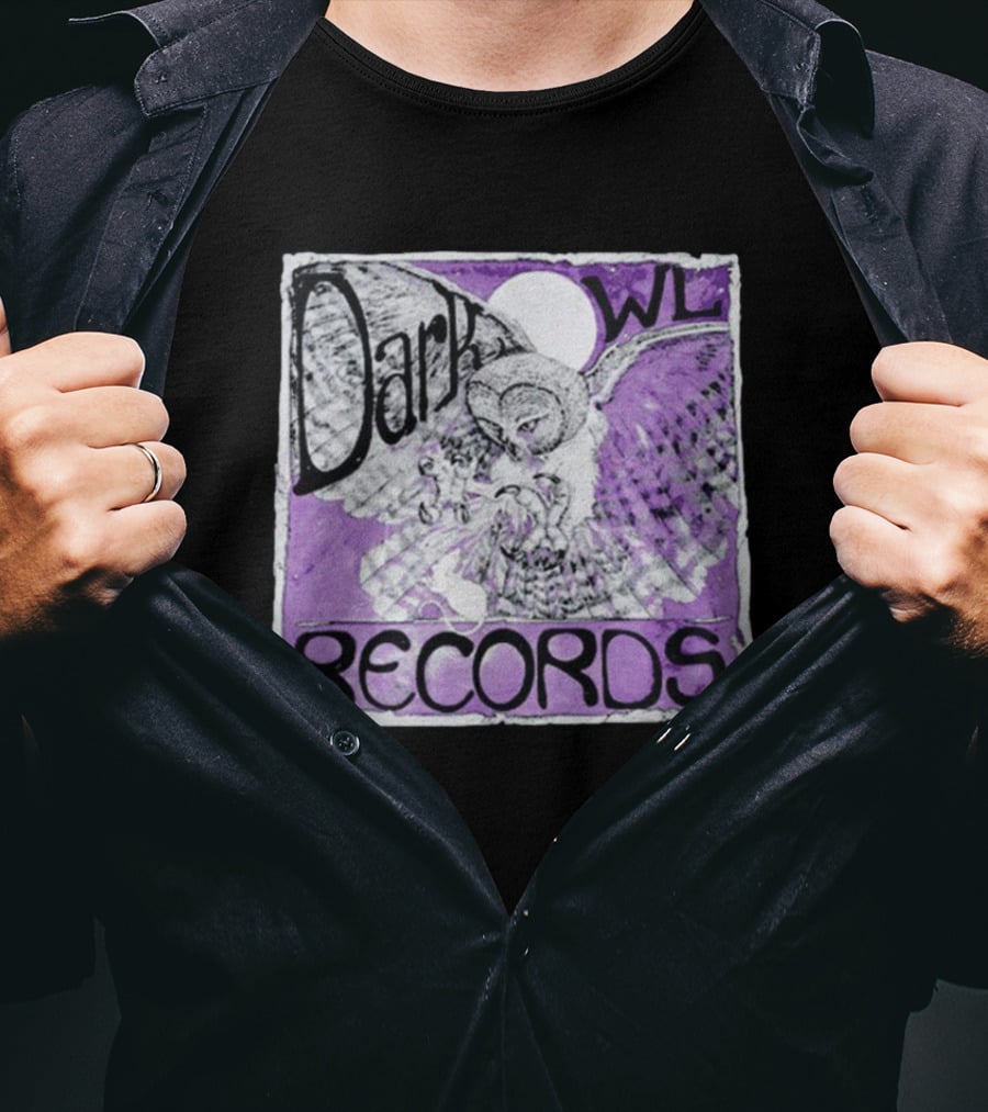 Dark Owl Records Purple Winged Owl T-Shirt