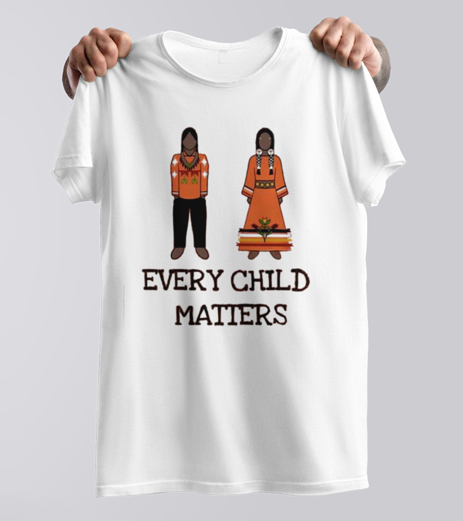 Every Child Matters Orange Indigenous T-Shirt