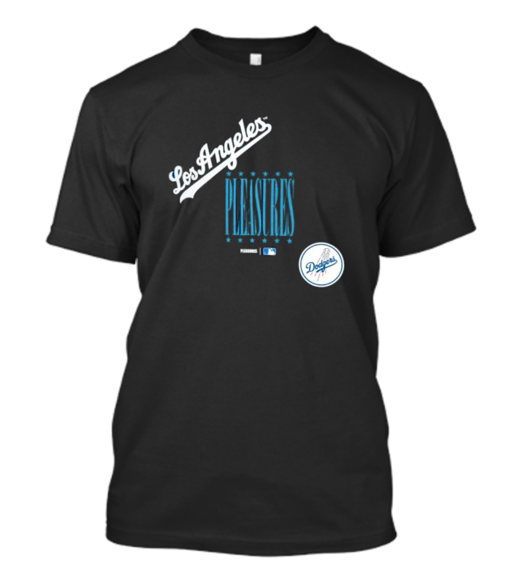 Los Angeles Dodgers PLEASURES MLB Collaboration T-Shirt