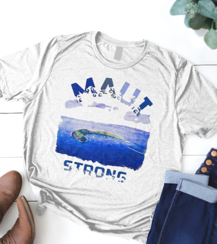 Maui Strong Lahaina Vintage Coastal Landscape T-Shirt
