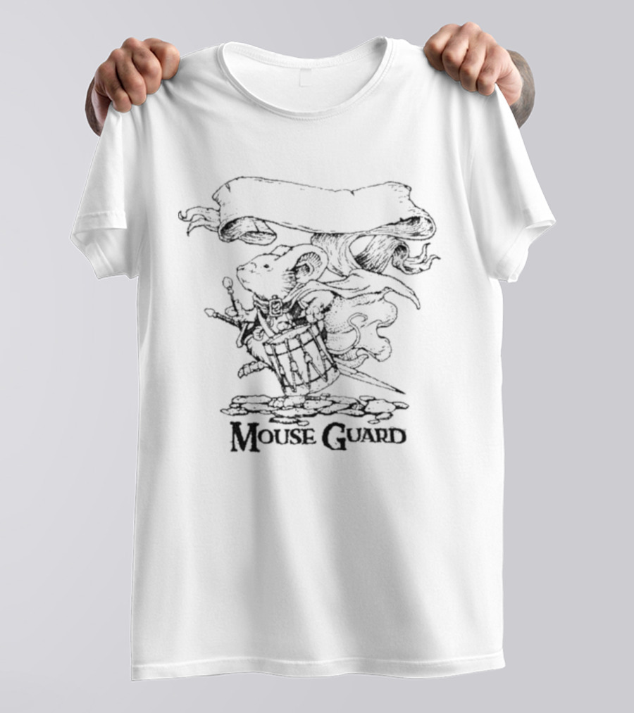 Mouse Guard Prevail Banner Shield T-Shirt