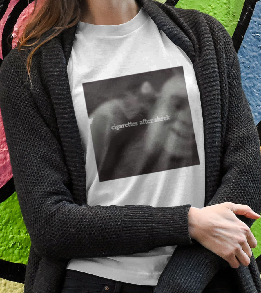 Requin Fils De Chien Cigarettes After Shrek Retro Film Aesthetic T-Shirt