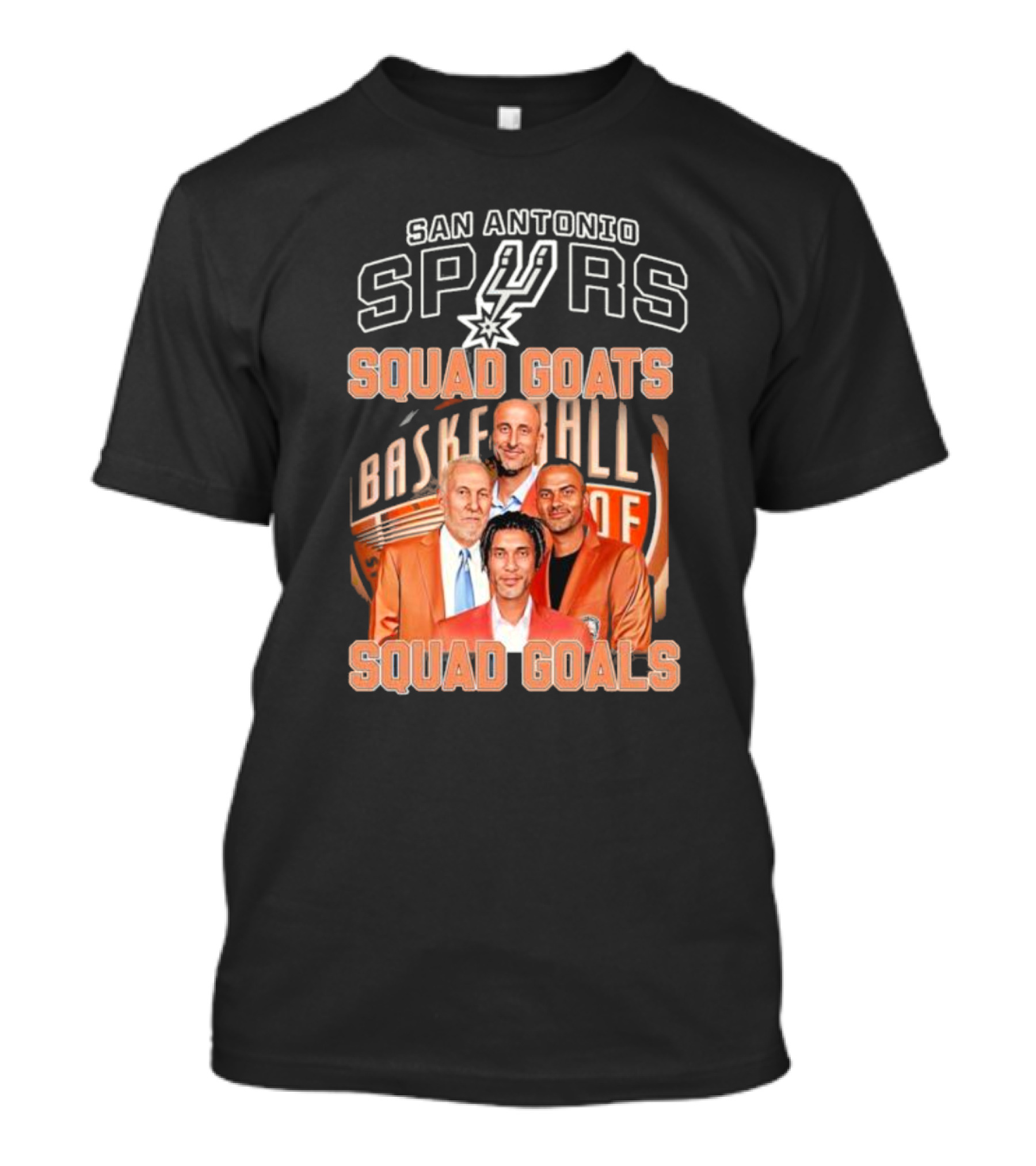 San Antonio Spurs Basketball Squad Goats Squad Goals T-Shirt