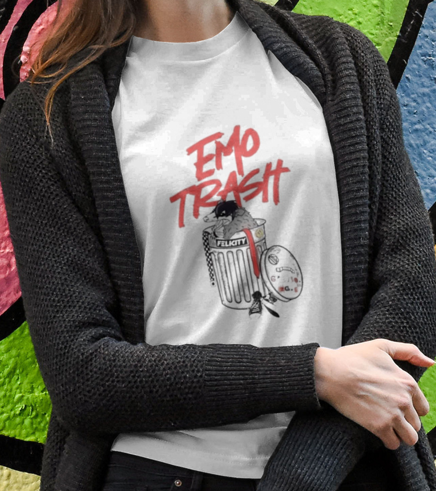 Emo Trash Racoon Felicity T-Shirt