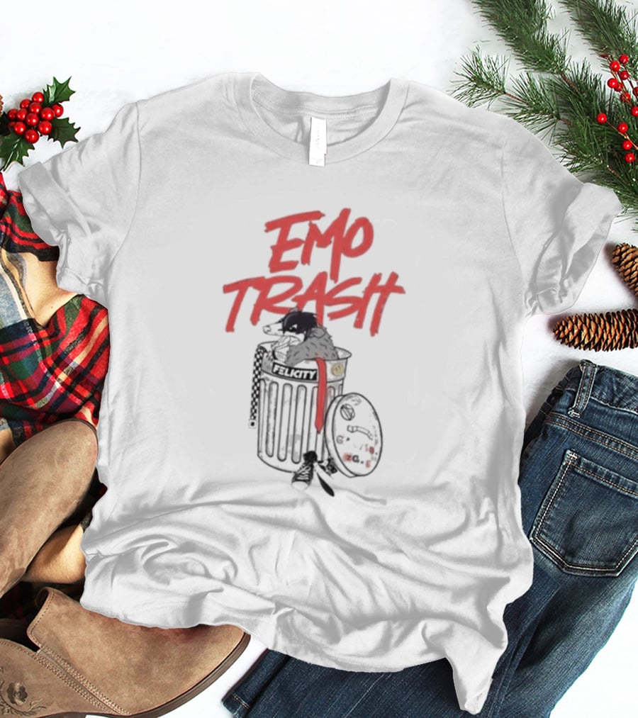 Emo Trash Racoon Felicity T-Shirt