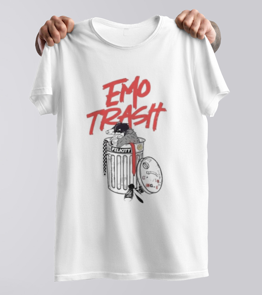 Emo Trash Racoon Felicity T-Shirt