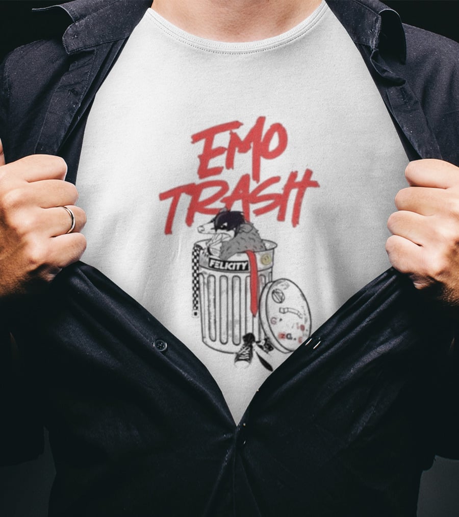 Emo Trash Racoon Felicity T-Shirt