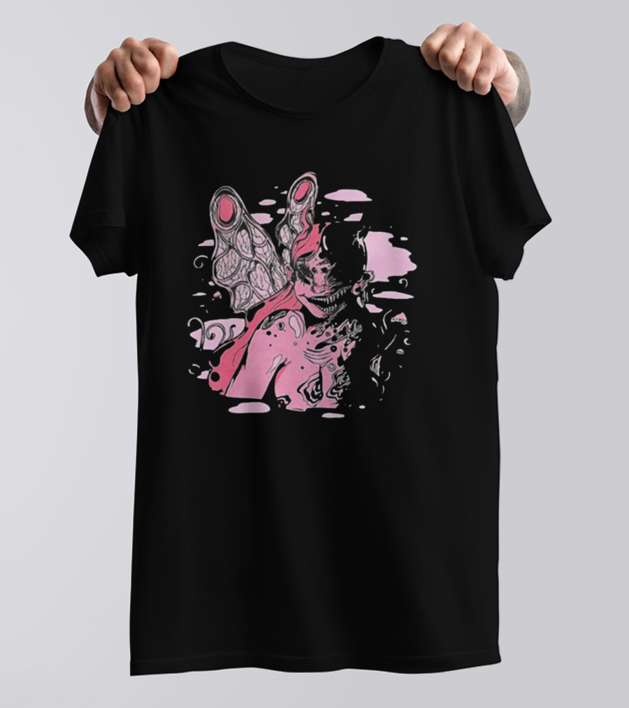 Spencers Melanie Martinez Portals Pink Fantasy Creature Concept T-Shirt