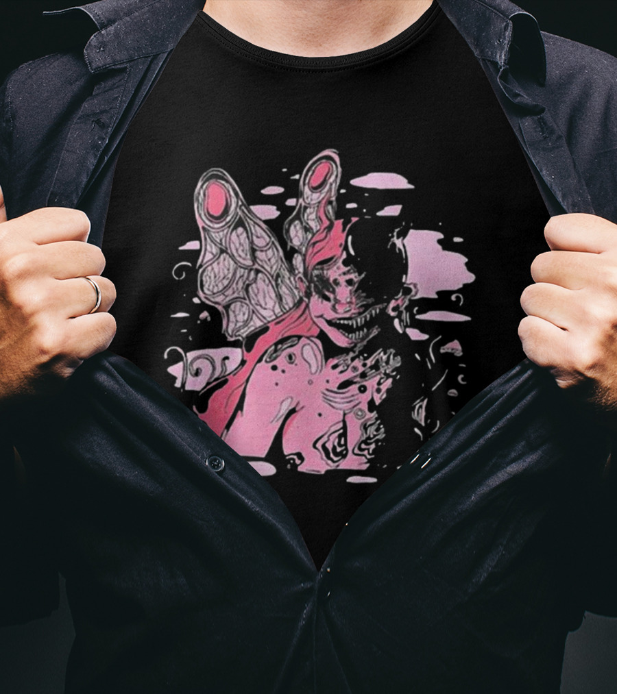 Spencers Melanie Martinez Portals Pink Fantasy Creature Concept T-Shirt