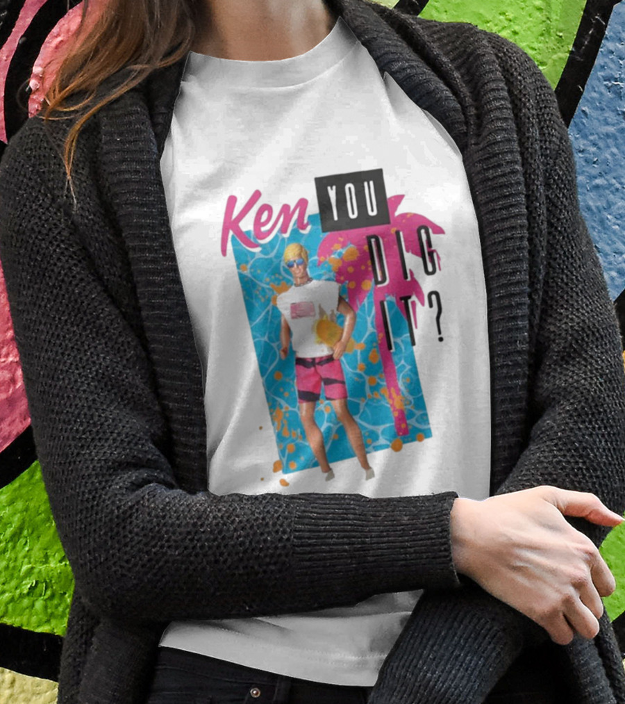 Ken You Dig It I Am Kenough Barbi Ken Surf T-Shirt