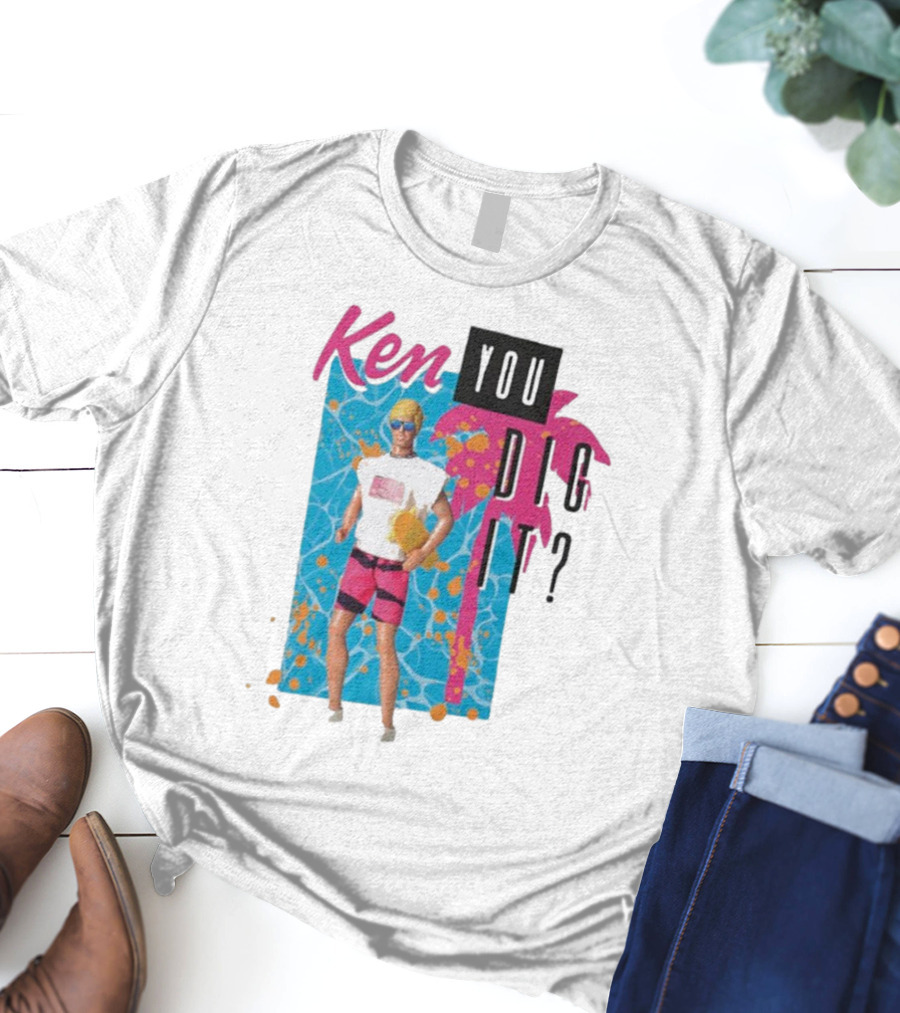 Ken You Dig It I Am Kenough Barbi Ken Surf T-Shirt