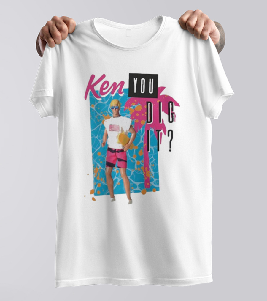 Ken You Dig It I Am Kenough Barbi Ken Surf T-Shirt
